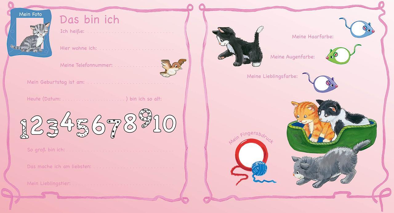 Bild: 9783785587553 | Meine Kindergarten-Freunde (Kätzchen) | Loewe Eintragbücher | Buch