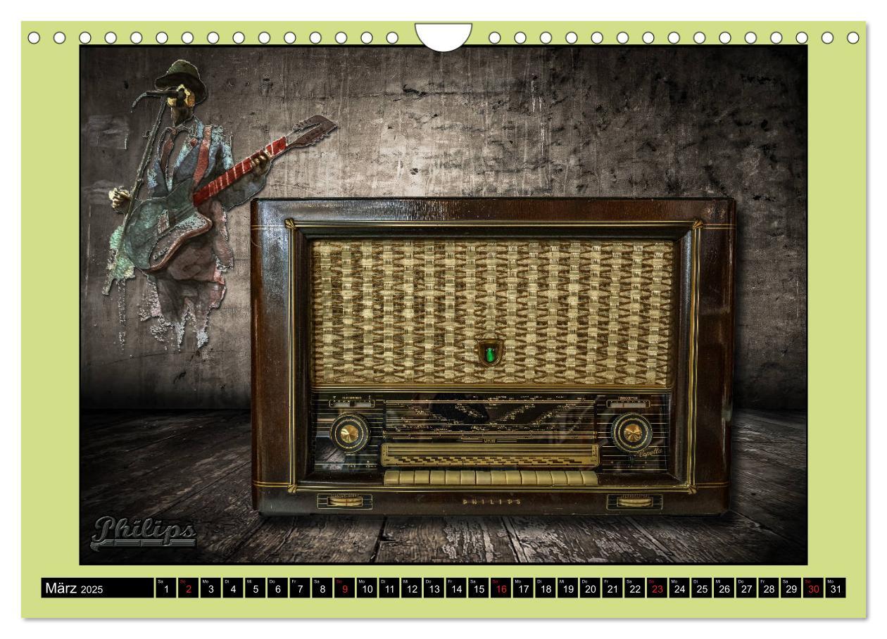 Bild: 9783435278237 | RADIO LEGENDEN (Wandkalender 2025 DIN A4 quer), CALVENDO...