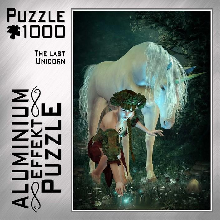 Cover: 4260092647415 | Aluminium Effekt Puzzle Motiv: The last Unicorn 1.000 Teile | KG