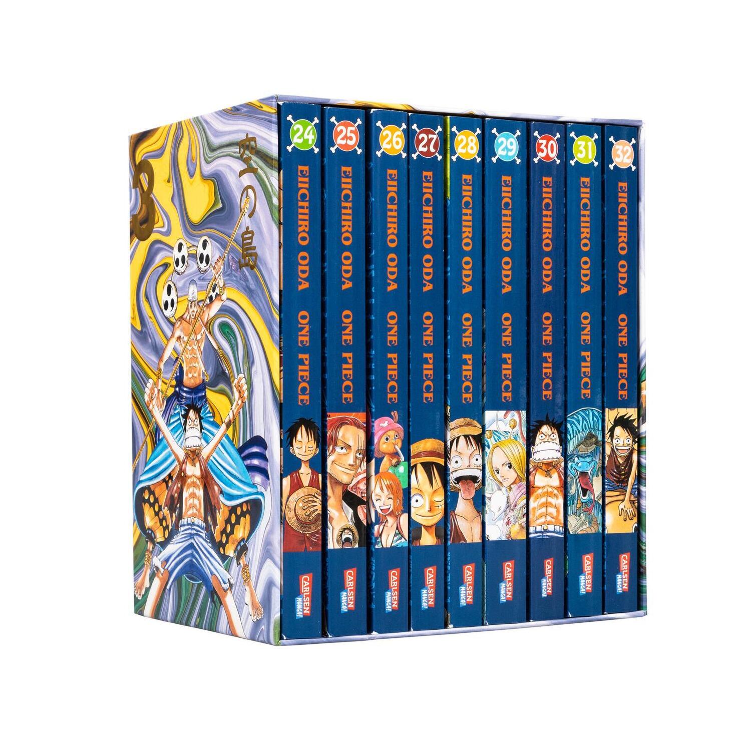 Cover: 9783551024398 | One Piece Sammelschuber 3: Skypia (inklusive Band 24-32) | Oda | Box