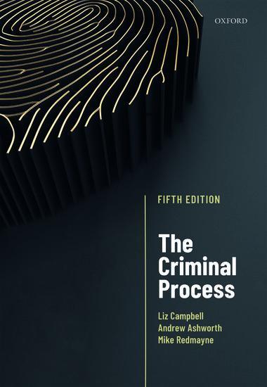 Cover: 9780198818403 | The Criminal Process | Andrew Ashworth (u. a.) | Taschenbuch | 2019