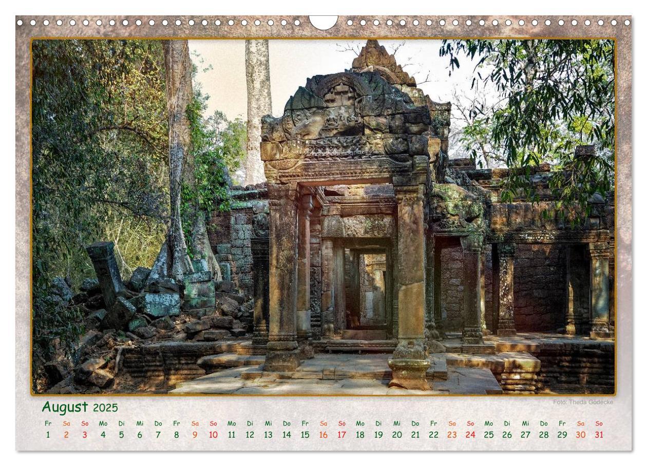 Bild: 9783435471485 | Kambodscha, Angkor Thom, Angkor Wat und Bayon (Wandkalender 2025...