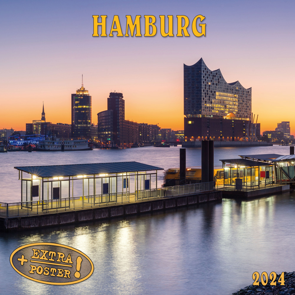 Cover: 9783959293631 | Hamburg 2024 | Kalender 2024 | Kalender | Drahtheftung | 28 S. | 2024