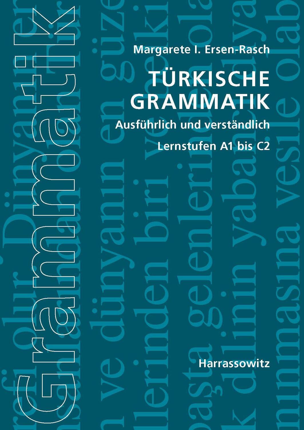 Cover: 9783447067973 | Türkische Grammatik ausführlich und verständlich | Ersen-Rasch | Buch