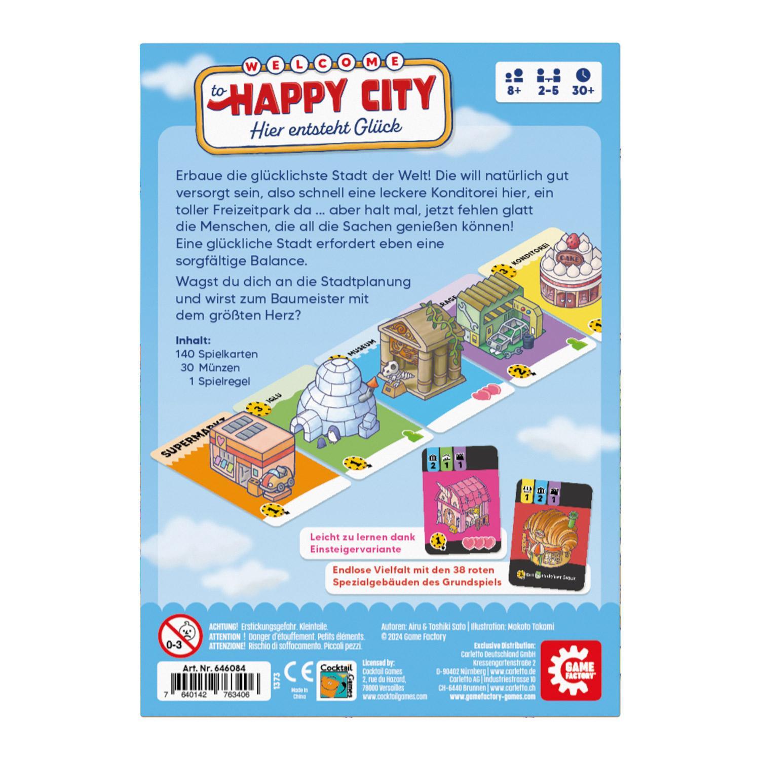 Bild: 7640142763406 | GAME FACTORY - Happy City | Game Factory | Spiel | 646084 | Deutsch