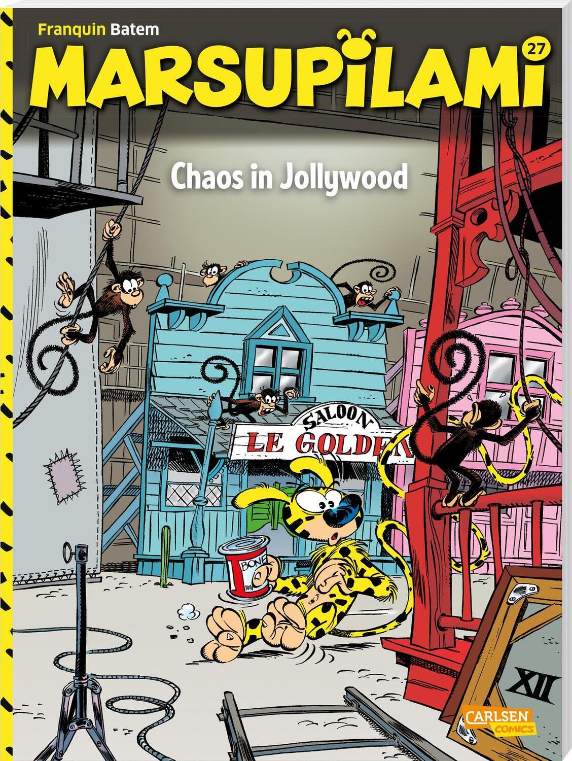 Cover: 9783551796714 | Marsupilami 27: Chaos in Jollywood | Abenteuercomics für Kinder ab 8