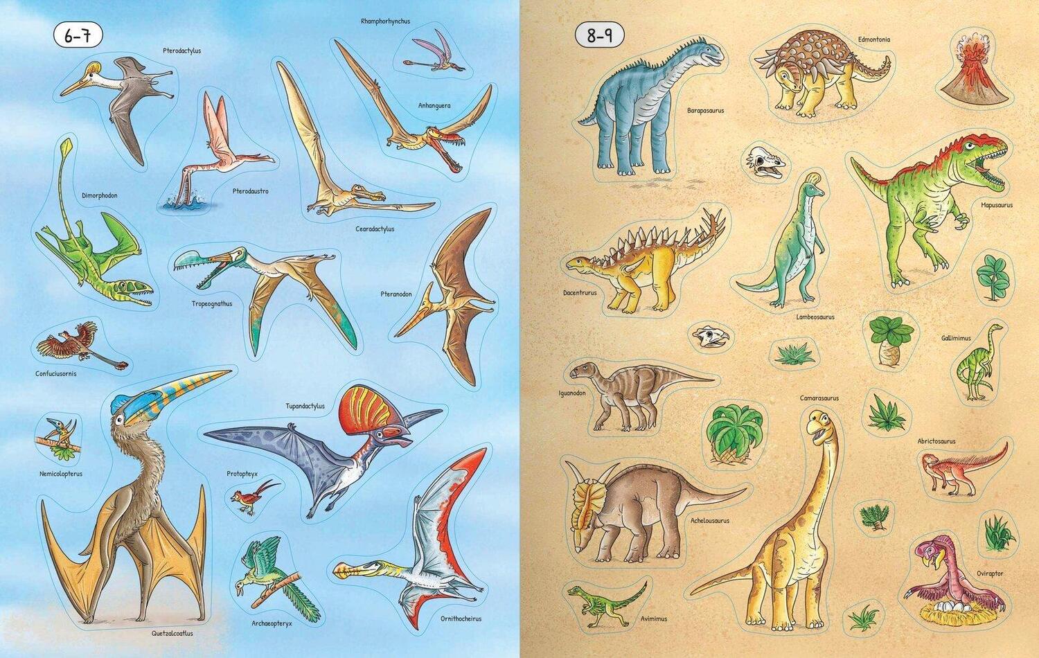 Bild: 9783741527203 | Meine große bunte Stickerwelt - Dinosaurier | Taschenbuch | 24 S.