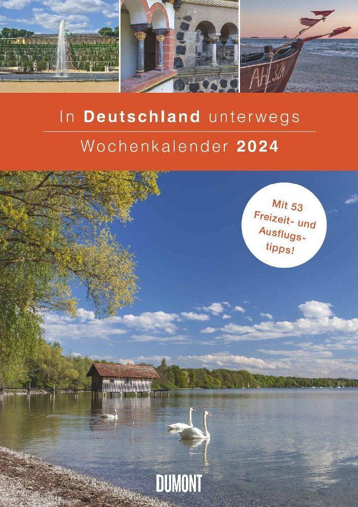 Cover: 4250809651552 | In Deutschland unterwegs Wochenkalender 2024 - Wandkalender -...