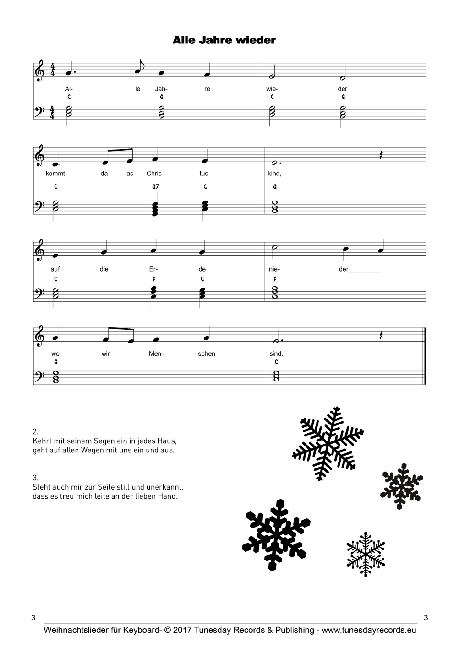 Bild: 9790501980321 | Weihnachtslieder für Keyboard | Till Tastenmann | 2018
