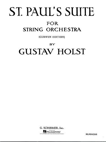 Cover: 73999730166 | St Paul's Suite | Score | Gustav Holst | Orchestra | Partitur | 1986