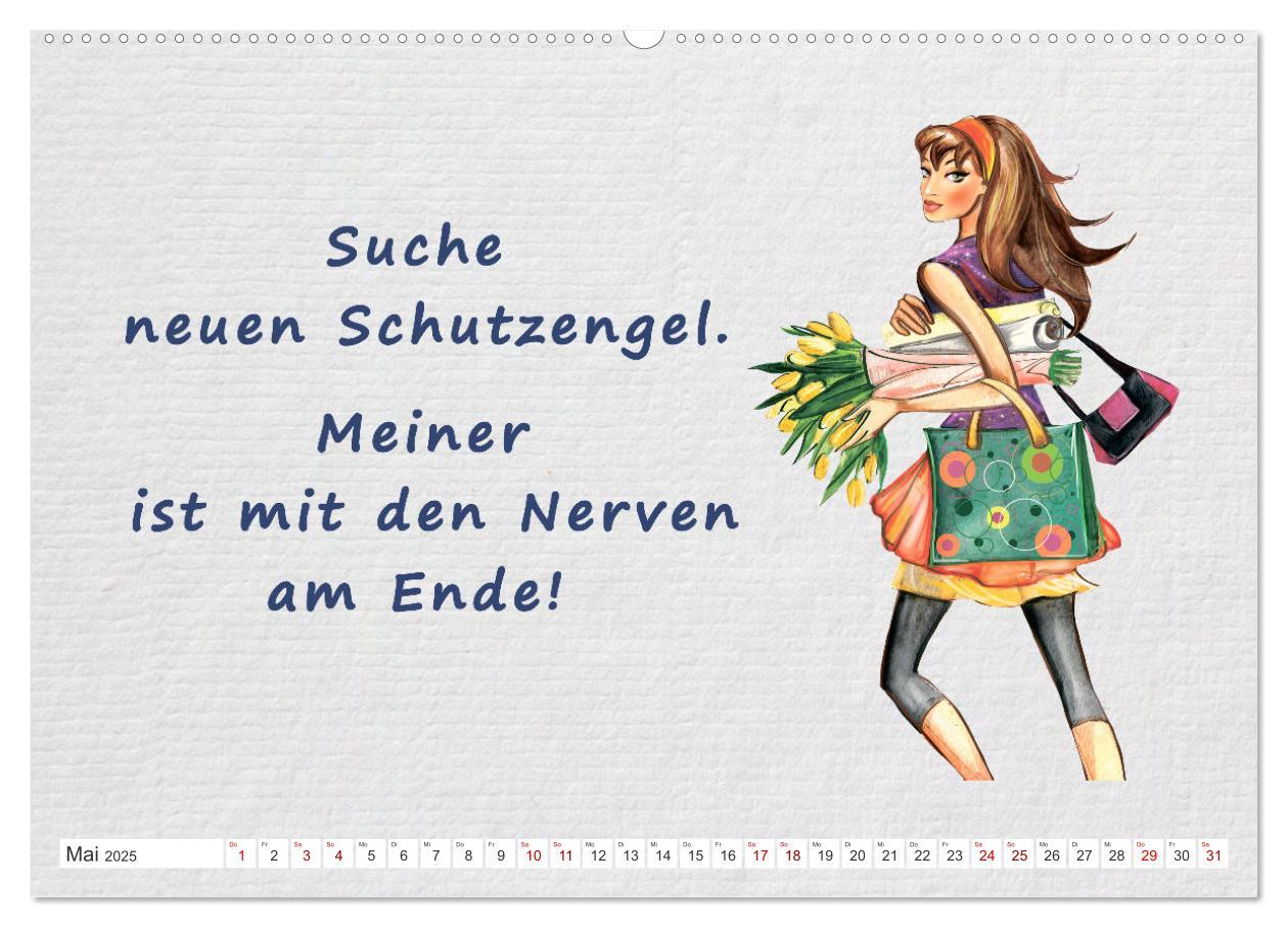 Bild: 9783383927256 | Frech aber ehrlich (Wandkalender 2025 DIN A2 quer), CALVENDO...