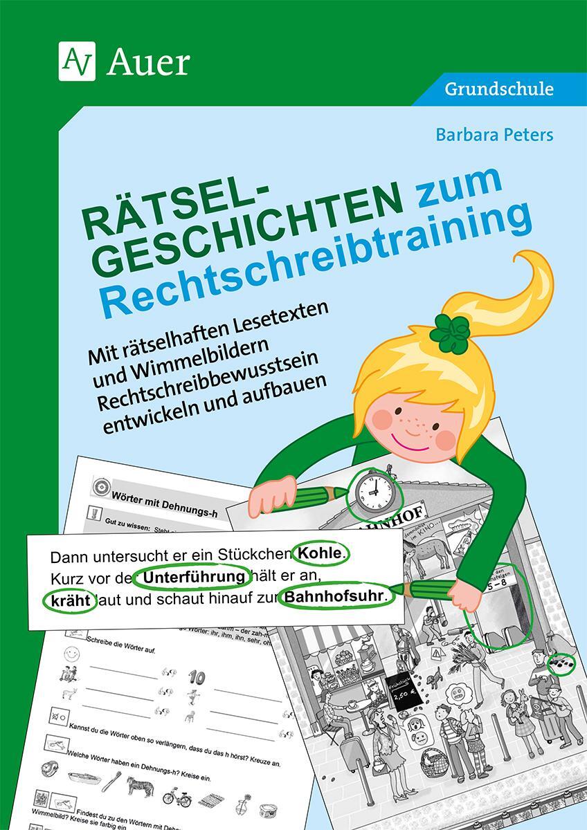 Cover: 9783403086260 | Rätsel-Geschichten zum Rechtschreibtraining | Barbara Peters | Deutsch