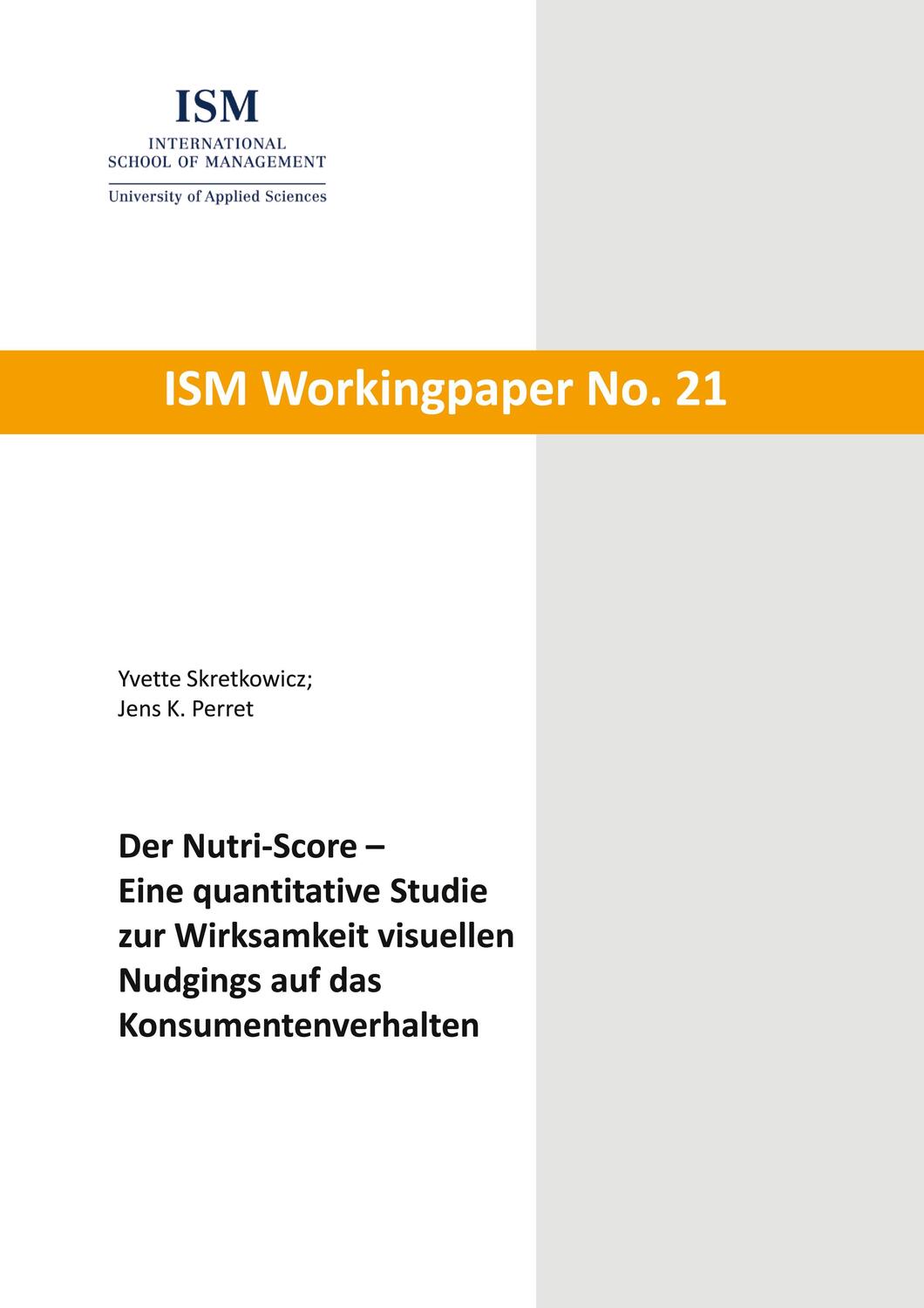 Cover: 9783757806507 | Der Nutri-Score | Yvette Skretkowicz (u. a.) | Taschenbuch | Paperback