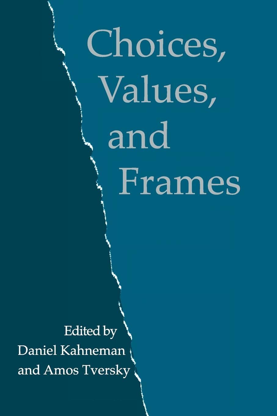 Cover: 9780521627498 | Choices, Values, and Frames | Amos Tversky | Taschenbuch | Paperback