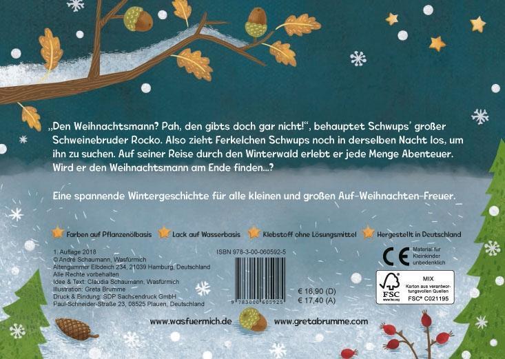 Bild: 9783000605925 | Schwups sucht den Weihnachtsmann | Claudia Schaumann | Buch | Deutsch
