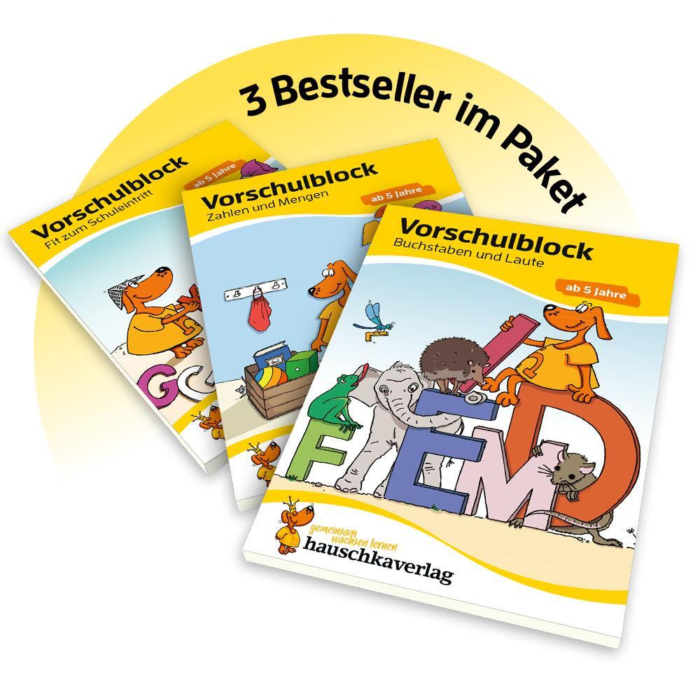 Bild: 9783754280041 | Vorschulblock-Paket ab 5 Jahre - Fit für die Schule | Bayerl (u. a.)