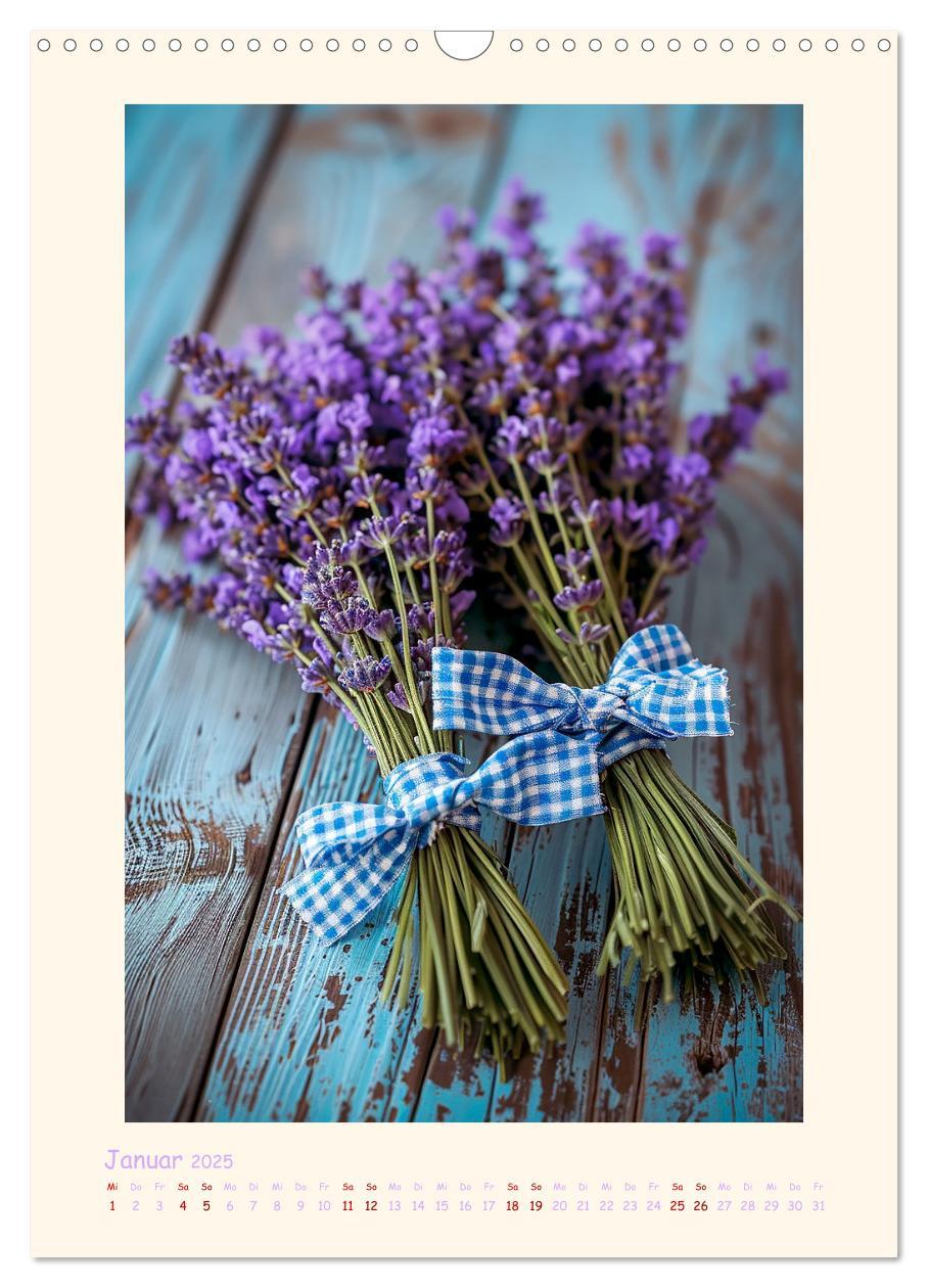 Bild: 9783383827273 | Lavendel (Wandkalender 2025 DIN A3 hoch), CALVENDO Monatskalender