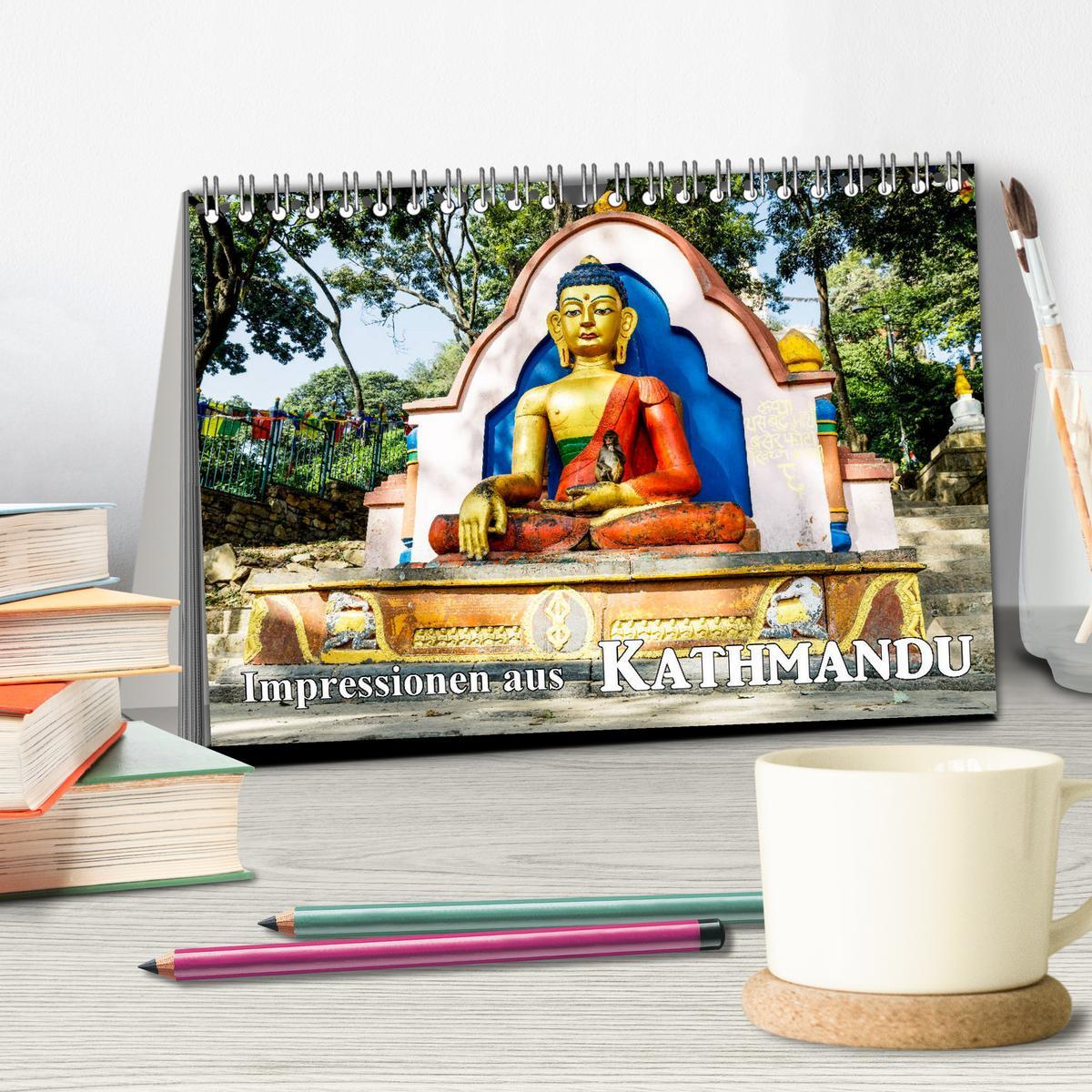 Bild: 9783435139965 | Impressionen aus Kathmandu (Tischkalender 2025 DIN A5 quer),...