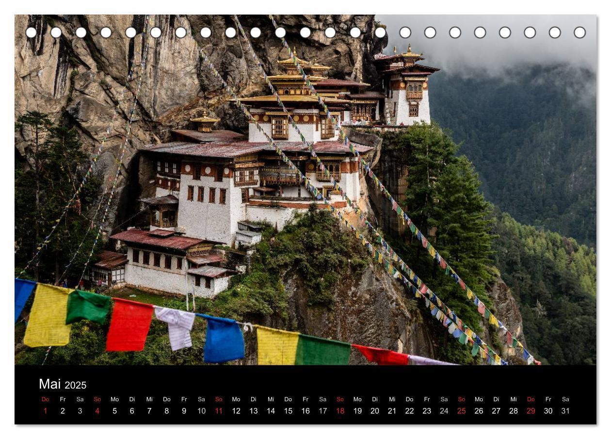 Bild: 9783435635740 | Bhutan - Reise durch das Land des Donnerdrachens (Tischkalender...