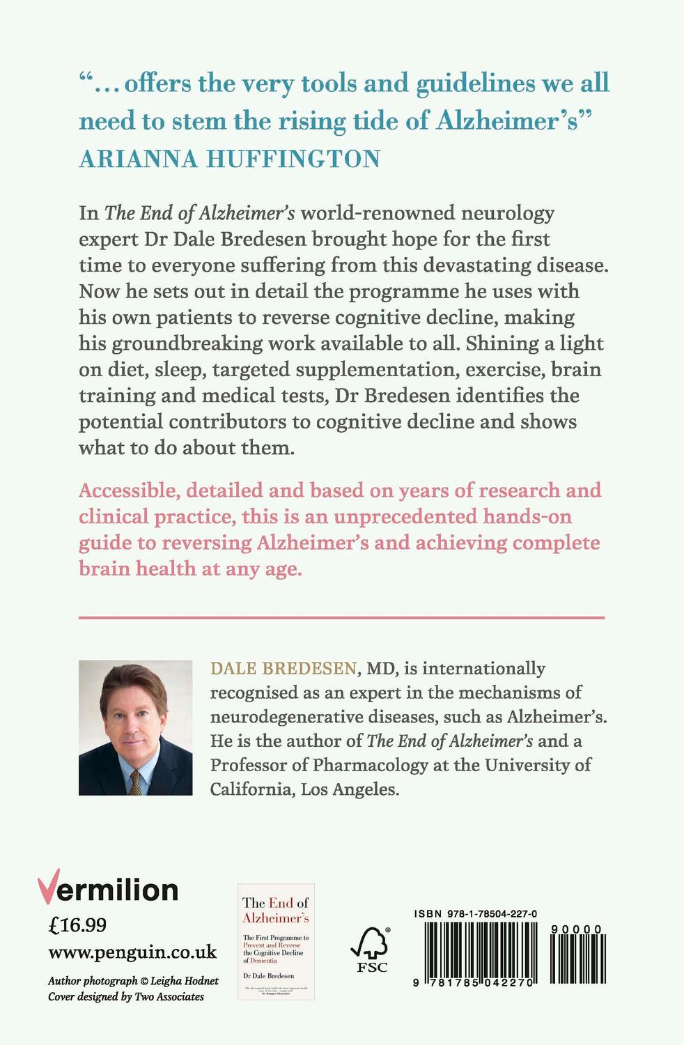 Rückseite: 9781785042270 | The End of Alzheimer's Programme | Dale Bredesen | Taschenbuch | 2020
