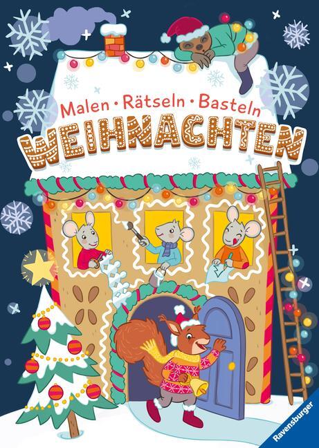 Cover: 9783473489930 | Malen - Rätseln - Basteln: Weihnachten | Taschenbuch | 128 S. | 2021