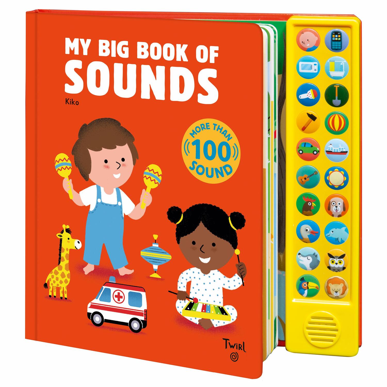 Cover: 9782408012854 | My Big Book of Sounds | More Than 100 Sounds - Soundbook, Board Book