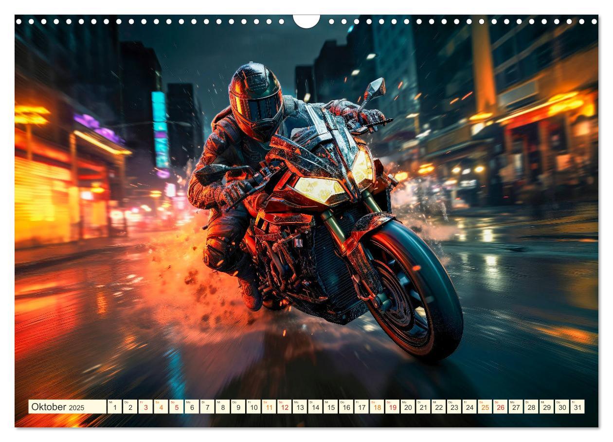 Bild: 9783383891717 | Motorrad Fantasien (Wandkalender 2025 DIN A3 quer), CALVENDO...