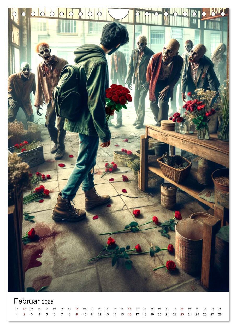 Bild: 9783383778544 | Zombies Zeitgeist - KI generierte Momente der Untoten (Wandkalender...