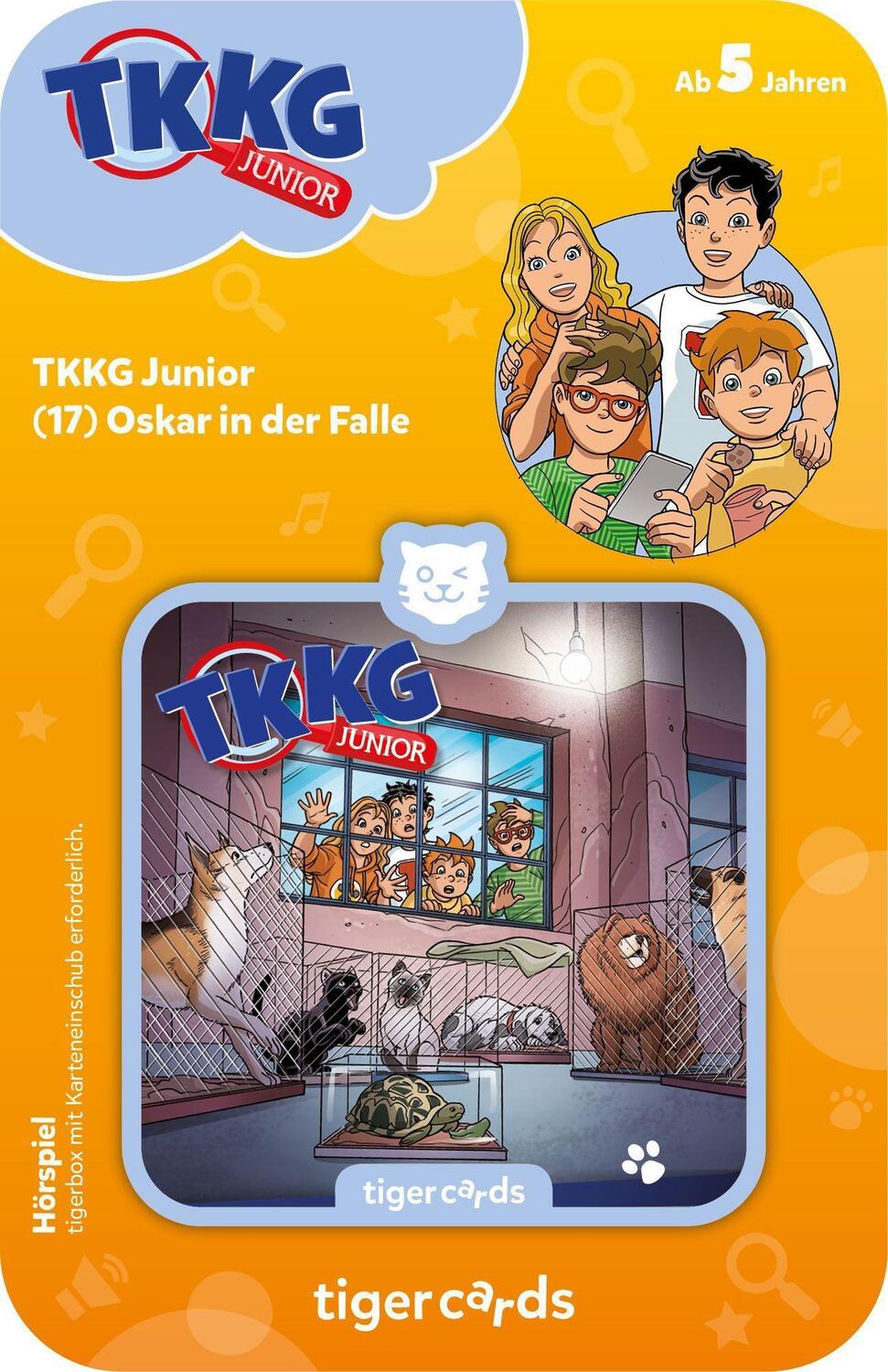 Bild: 4260535484904 | tigercard - TKKG Junior - 17: Oskar in der Falle | Stück | Deutsch