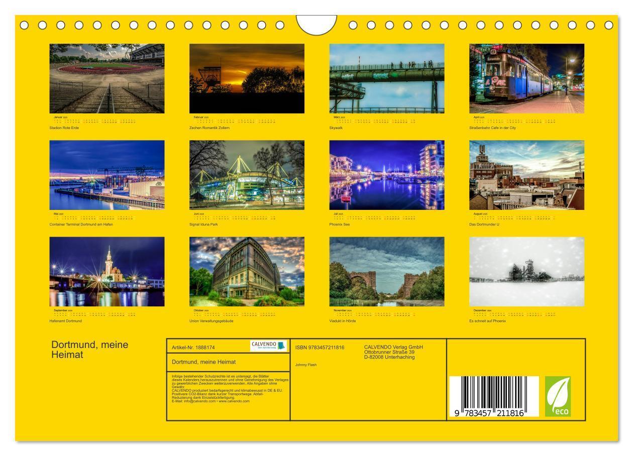 Bild: 9783457211816 | Dortmund, meine Heimat (Wandkalender 2025 DIN A4 quer), CALVENDO...