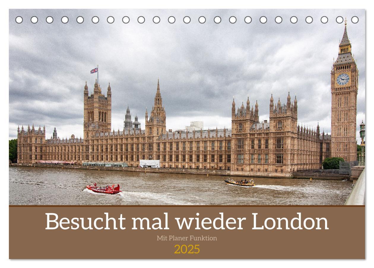 Cover: 9783383886478 | Besucht mal wieder London (Tischkalender 2025 DIN A5 quer),...