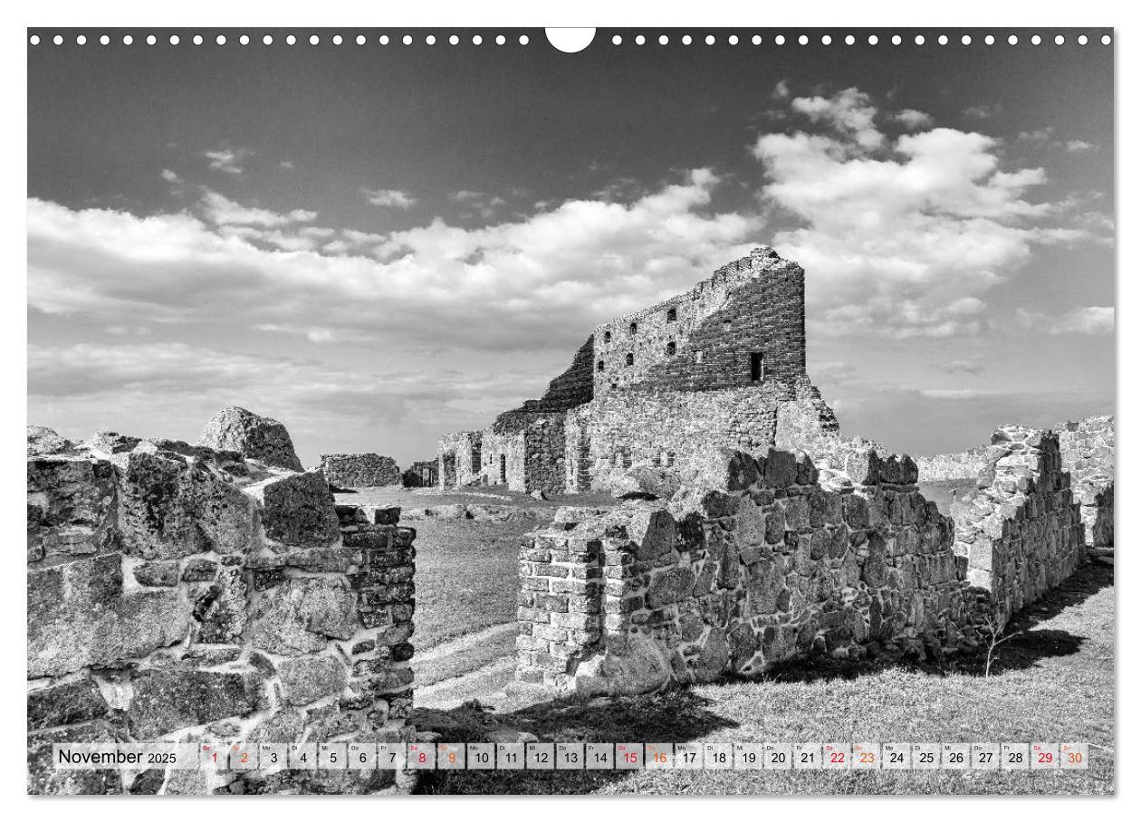 Bild: 9783435349586 | Bornholm black &amp; white (Wandkalender 2025 DIN A3 quer), CALVENDO...