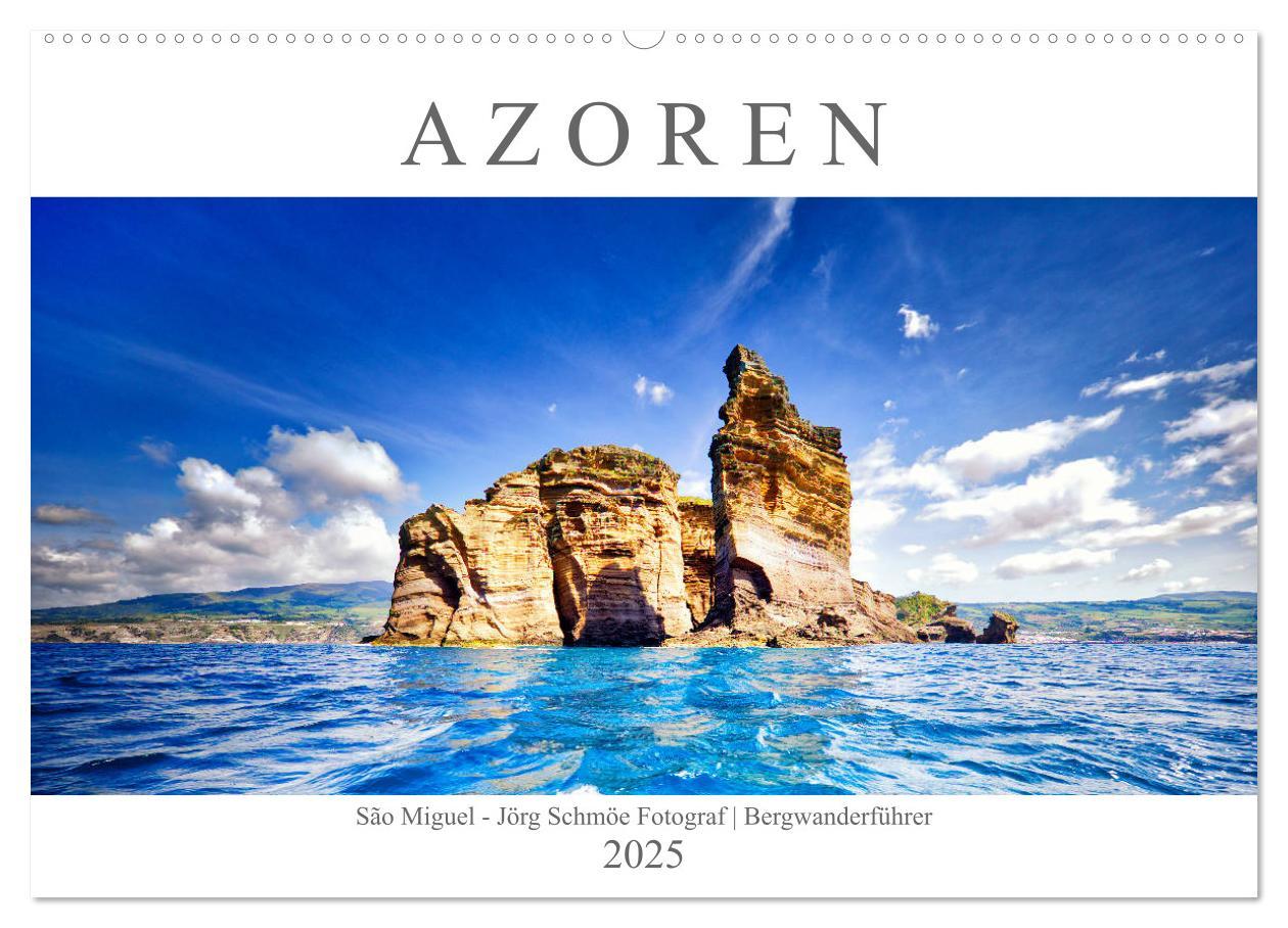 Cover: 9783435274987 | A Z O R E N (Wandkalender 2025 DIN A2 quer), CALVENDO Monatskalender