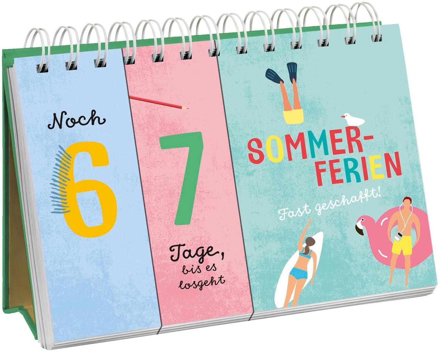 Bild: 9783629001221 | Mein Schulstart- und Ferien-Countdown | Pattloch Verlag | Taschenbuch