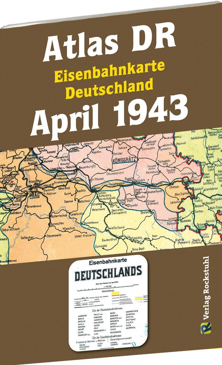 Cover: 9783959666398 | ATLAS DR April 1943 - Eisenbahnkarte Deutschland | Harald Rockstuhl