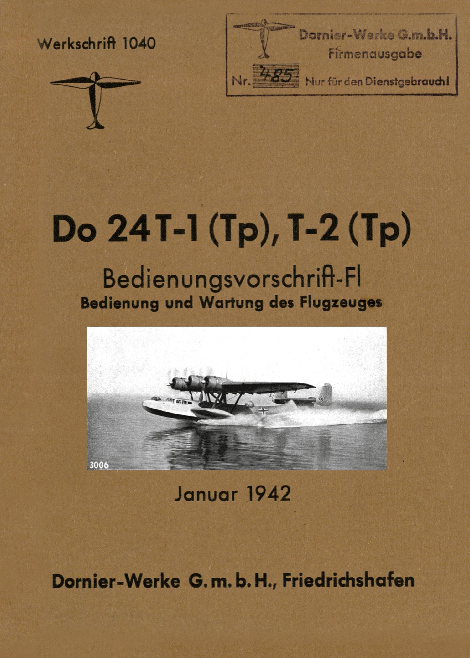 Cover: 9781474537964 | DORNIER Do 24 FLYING BOAT | Dornier-Werke G. m. b. H. | Taschenbuch