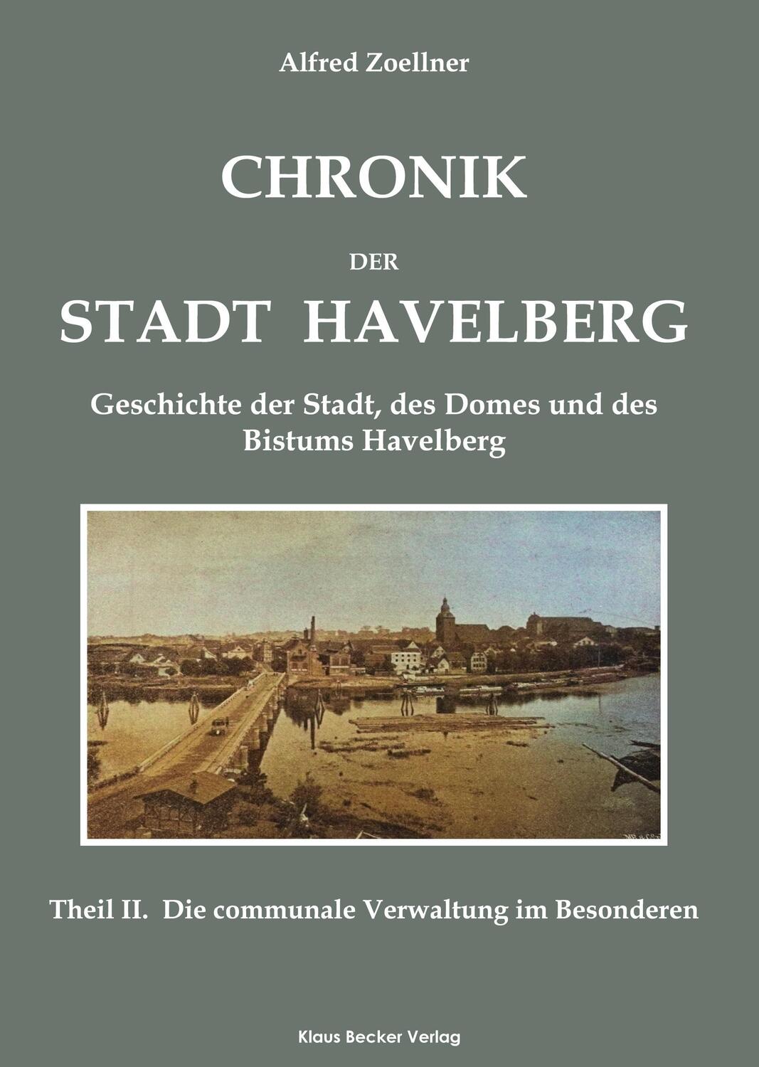Cover: 9783883723952 | Chronik der Stadt Havelberg, Band II; Chronicle of the City of...