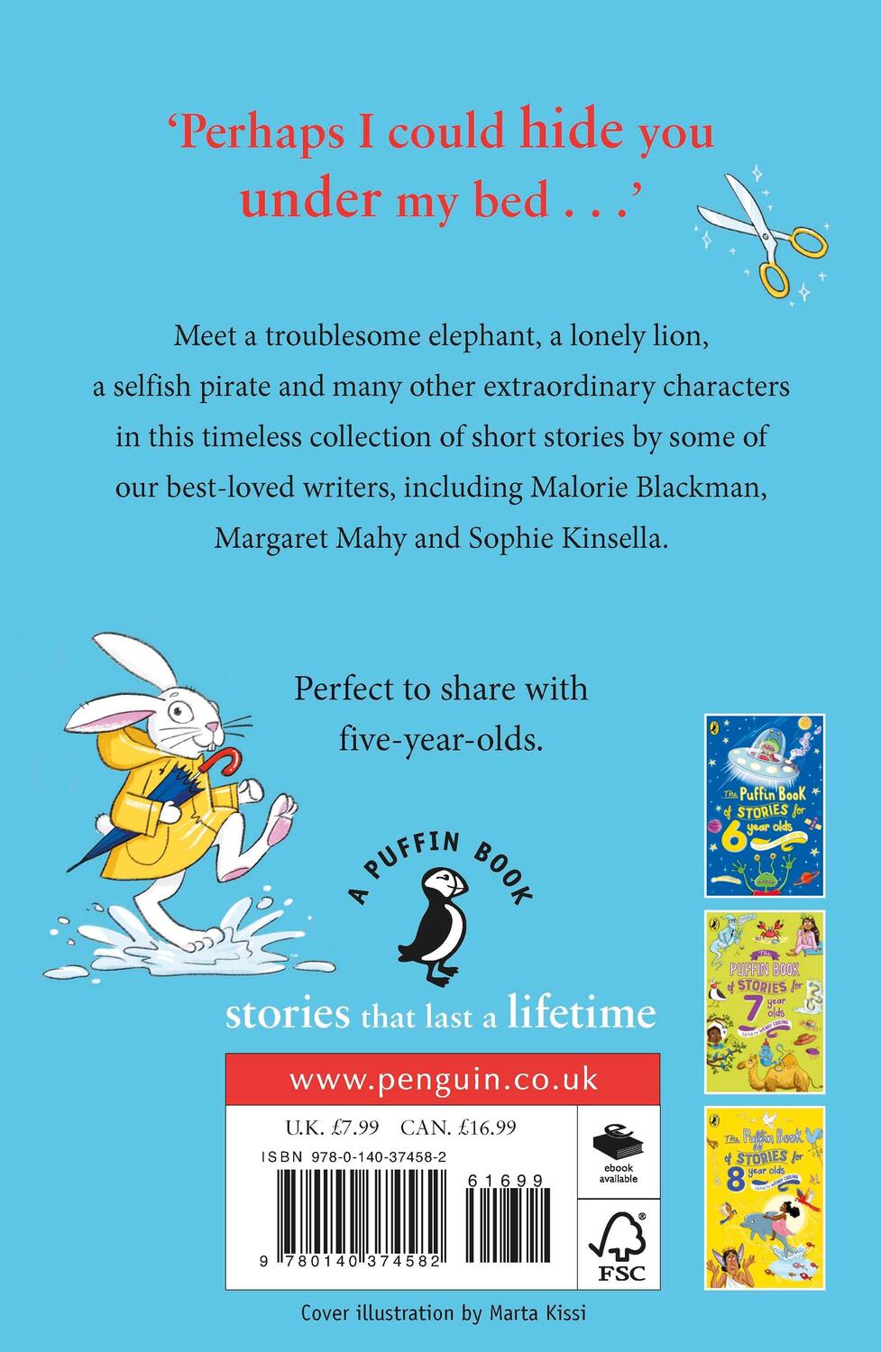 Rückseite: 9780140374582 | The Puffin Book of Stories for Five-year-olds | Wendy Cooling | Buch