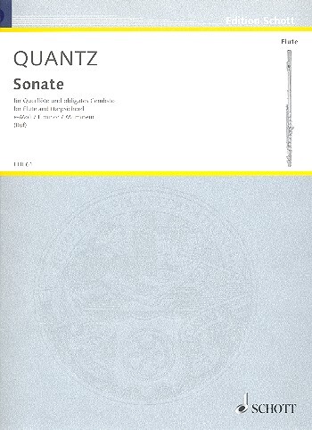 Cover: 9790001093705 | Sonate e-moll | Johann Joachim Quantz | Buch | Schott Music