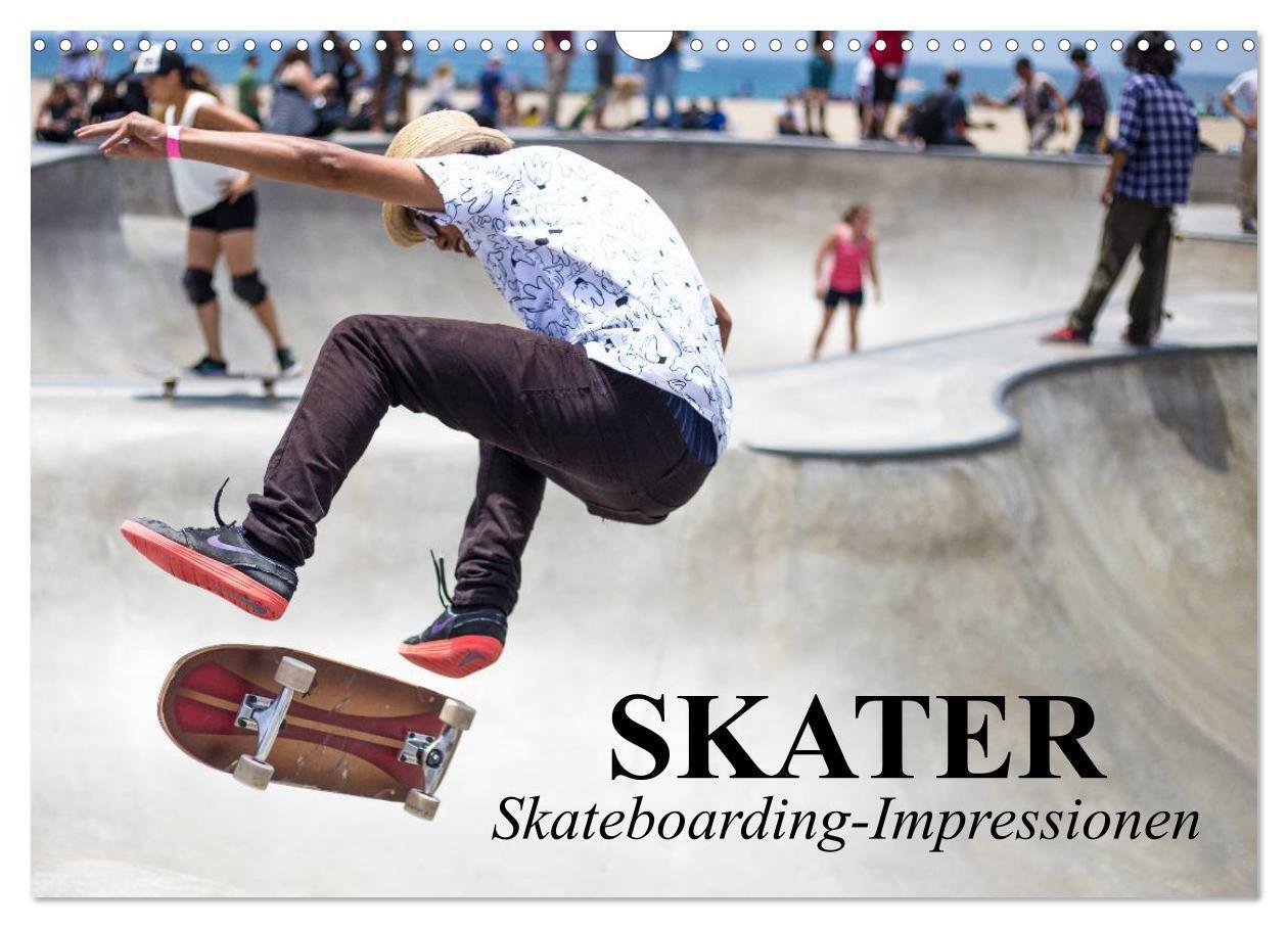 Cover: 9783675899841 | Skater. Skateboarding-Impressionen (Wandkalender 2024 DIN A3 quer),...