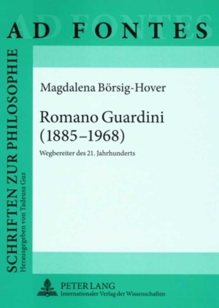 Cover: 9783631570197 | Romano Guardini (1885-1968) | Wegbereiter des 21. Jahrhunderts | Buch