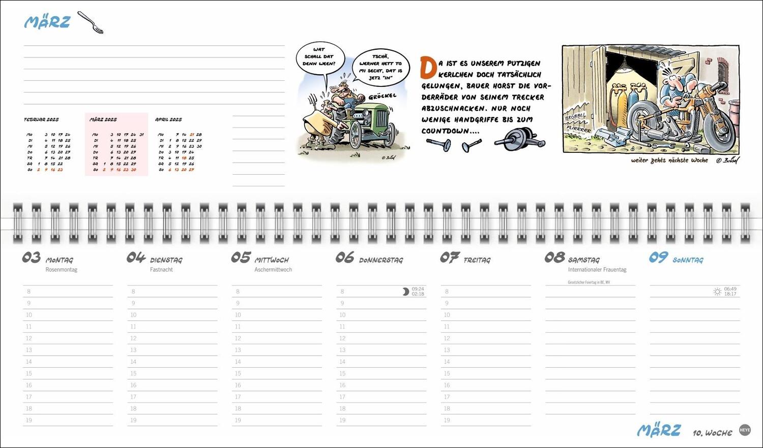 Bild: 9783756409174 | Werner Wochenquerplaner 2025 | Rötger Feldmann | Kalender | 112 S.