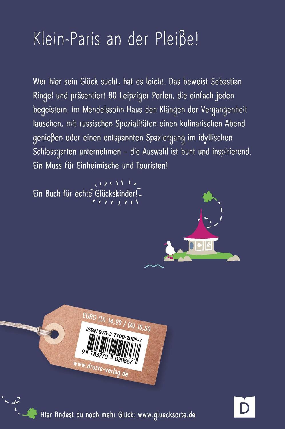 Rückseite: 9783770020867 | Glücksorte in Leipzig | Fahr hin und werd glücklich | Sebastian Ringel