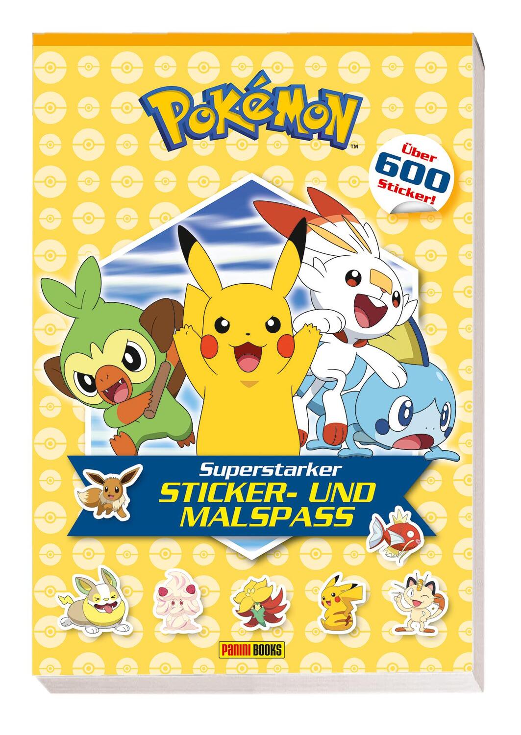 Cover: 9783833239373 | Pokémon: Superstarker Sticker- und Malspaß | über 600 Sticker | Panini