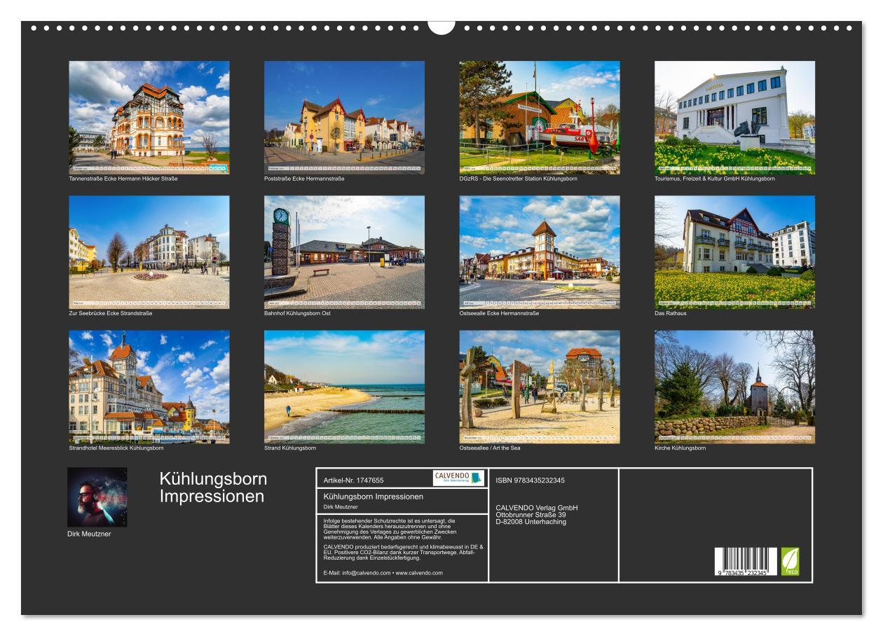 Bild: 9783435232345 | Kühlungsborn Impressionen (Wandkalender 2025 DIN A2 quer), CALVENDO...