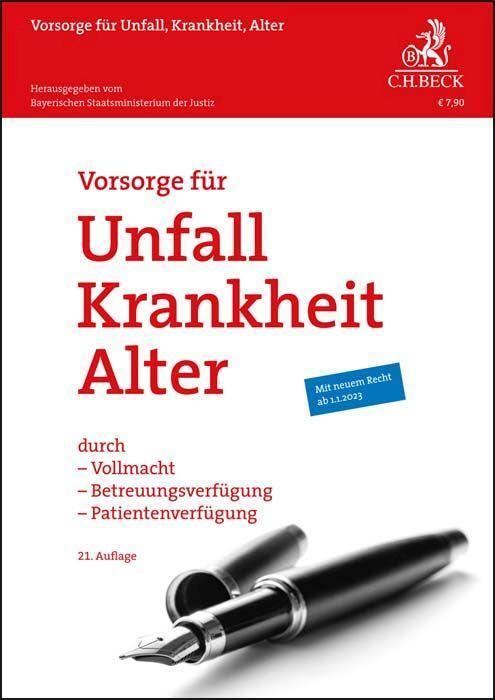Cover: 9783406796098 | Vorsorge für Unfall, Krankheit, Alter | Justiz | Taschenbuch | Deutsch