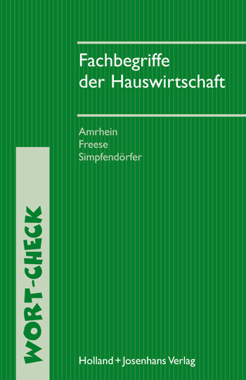 Cover: 9783778274217 | Fachbegriffe der Hauswirtschaft | Lydia Amrhein (u. a.) | Taschenbuch