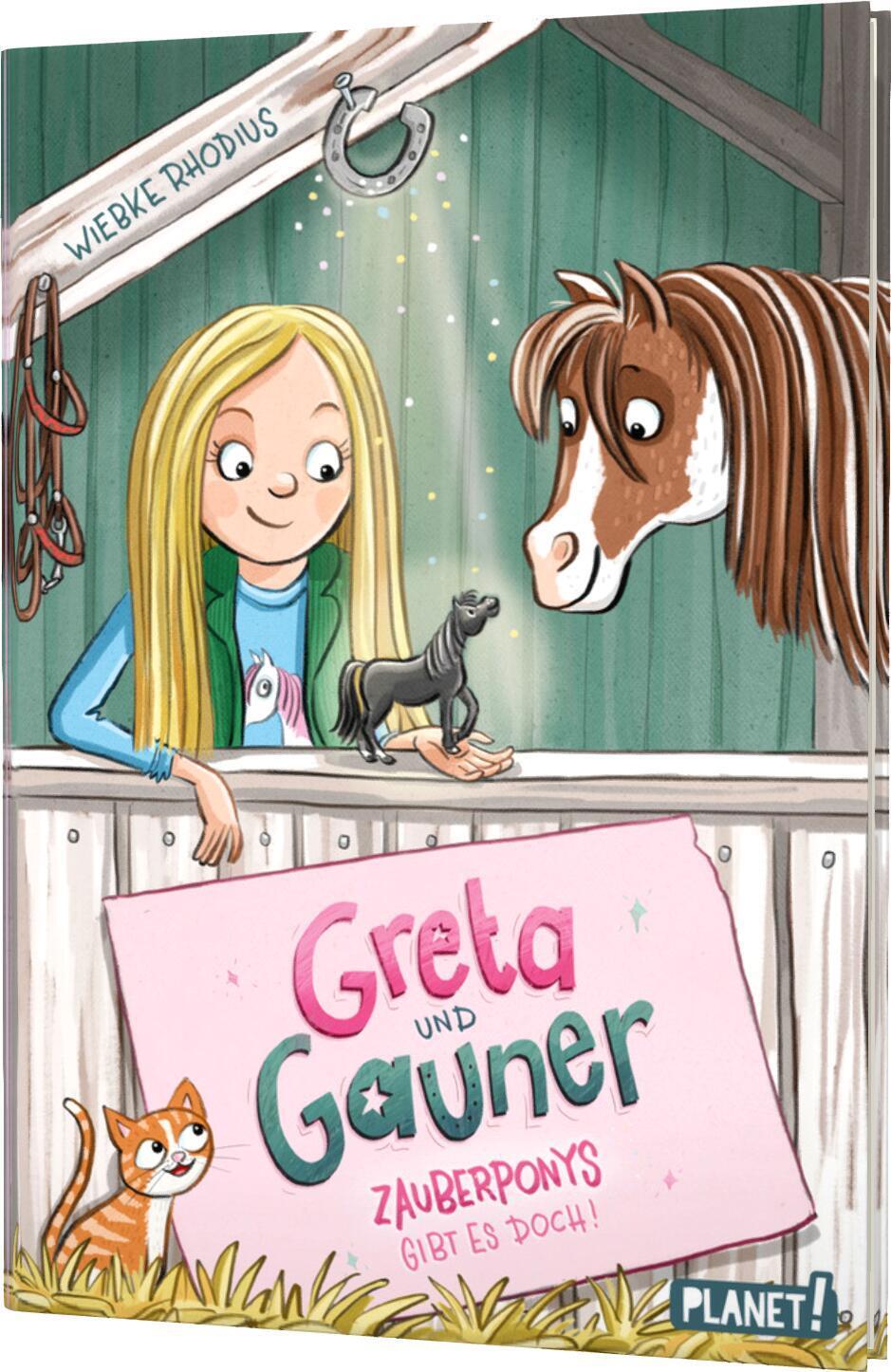Cover: 9783522506403 | Greta und Gauner 1: Zauberponys gibt es doch! | Wiebke Rhodius | Buch