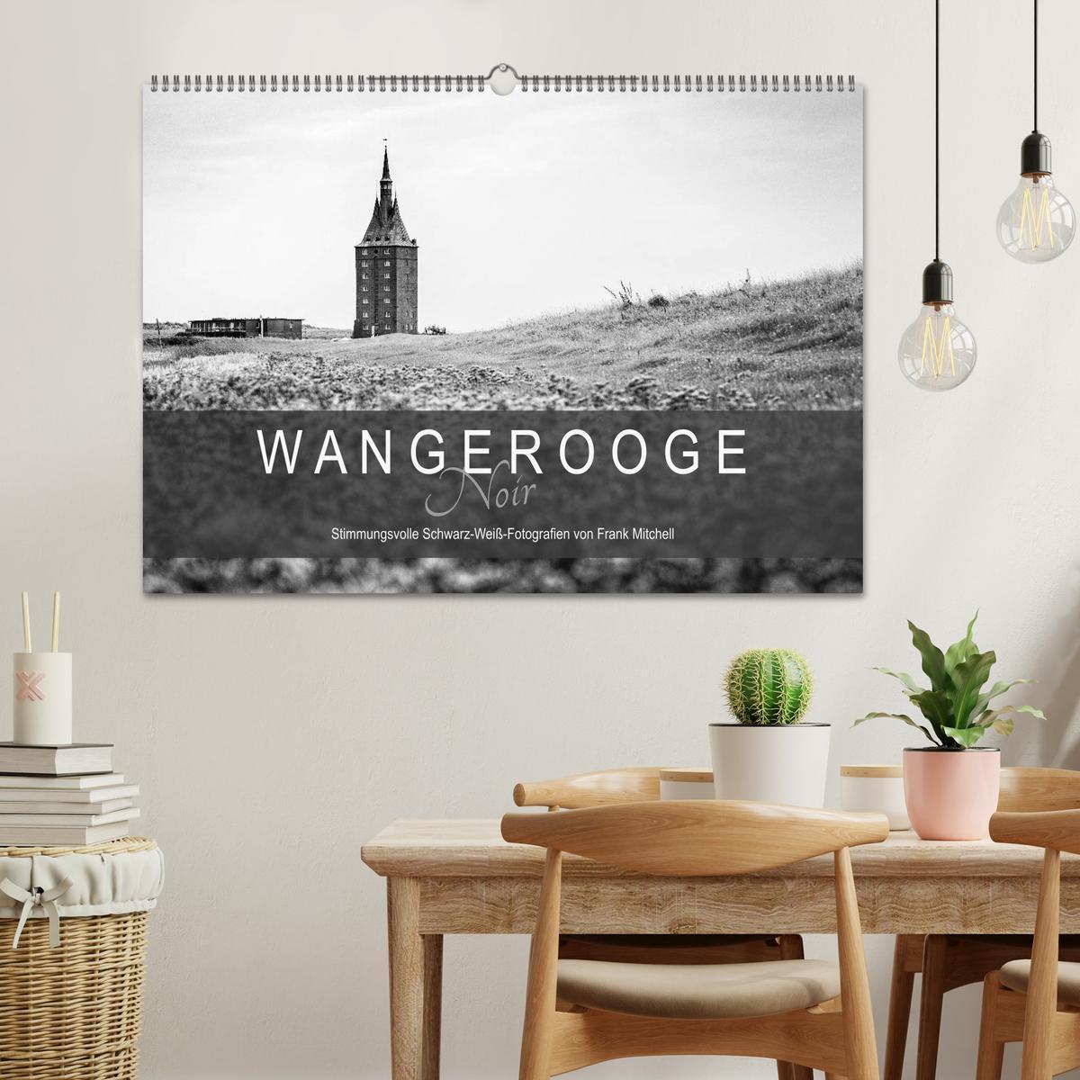 Bild: 9783435370528 | Wangerooge Noir (Wandkalender 2025 DIN A2 quer), CALVENDO...