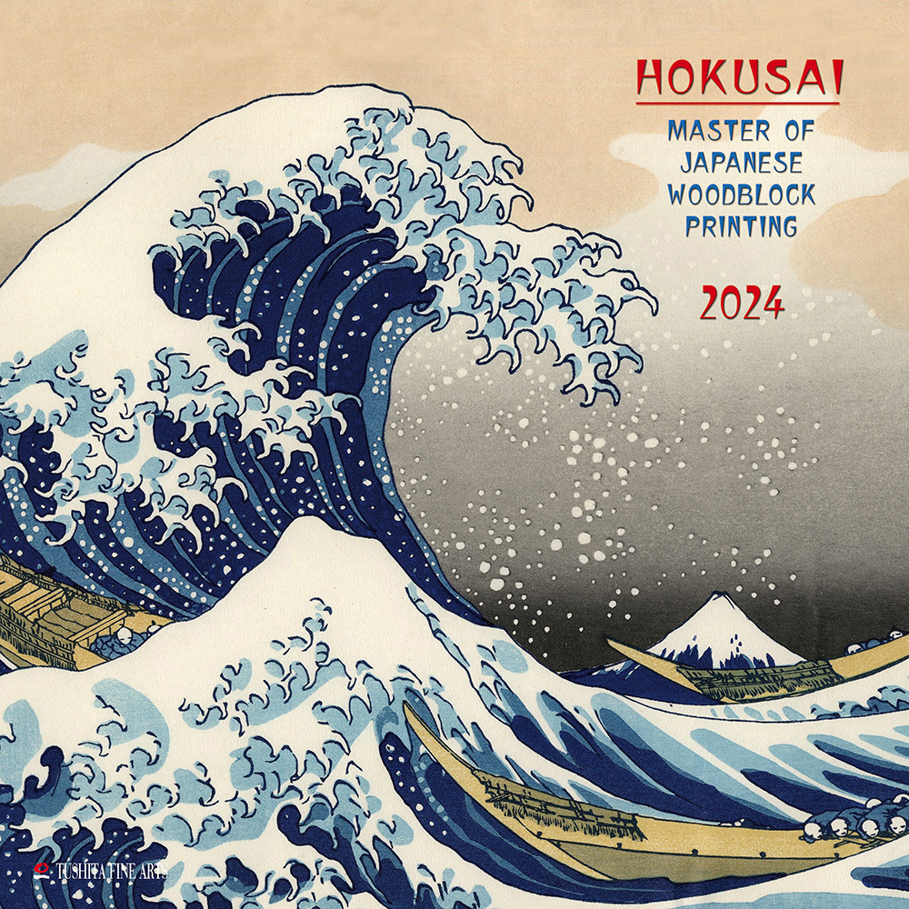 Cover: 9783959292986 | Hokusai - Japanese Woodblock Printing 2024 | Kalender 2024 | Kalender
